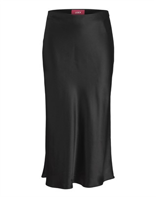 Kimmie Satin Midi Nederdel